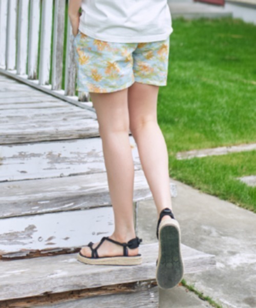 BILLABONG（ビラボン）の「BILLABONG/ビラボン  水陸両用ボタニカル柄ショートパンツ   BB013-504（水着・レディース・ブラック系その他/マルチ/ブルー系その他/サックスブルー系・M/L）」の11枚目の写真