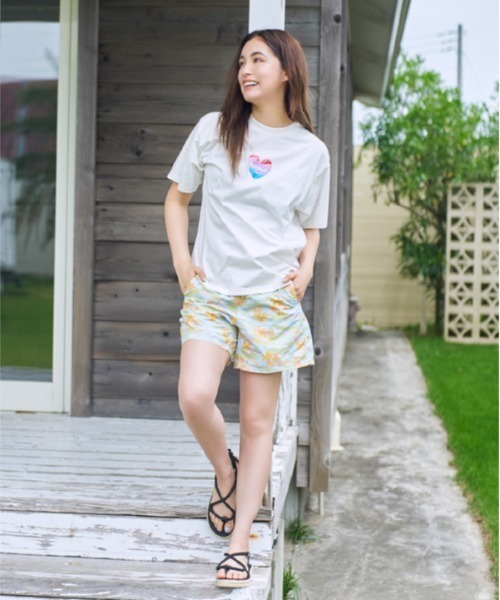 BILLABONG（ビラボン）の「BILLABONG/ビラボン  水陸両用ボタニカル柄ショートパンツ   BB013-504（水着・レディース・ブラック系その他/マルチ/ブルー系その他/サックスブルー系・M/L）」の12枚目の写真