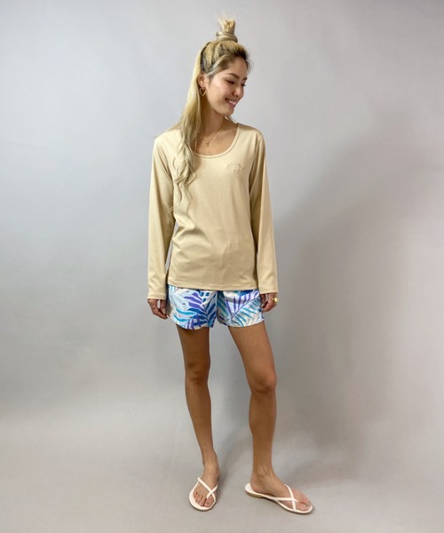 BILLABONG（ビラボン）の「BILLABONG/ビラボン  水陸両用ボタニカル柄ショートパンツ   BB013-504（水着・レディース・ブラック系その他/マルチ/ブルー系その他/サックスブルー系・M/L）」の18枚目の写真