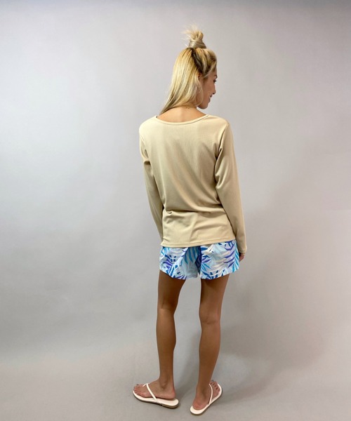 BILLABONG（ビラボン）の「BILLABONG/ビラボン  水陸両用ボタニカル柄ショートパンツ   BB013-504（水着・レディース・ブラック系その他/マルチ/ブルー系その他/サックスブルー系・M/L）」の17枚目の写真