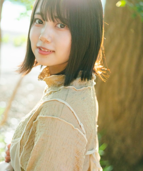 nemne store(ネンネストア)の「空をみあげるシアーキャミワンピース(ワンピース・レディース・オフホワイト/オレンジ/ライトグリーン/ラベンダー・フリー)」の6枚目の写真
