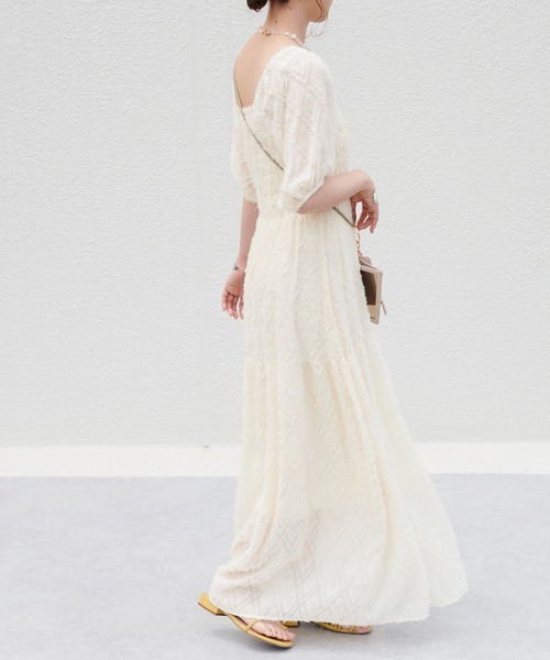 DISCOAT(ディスコート)の「JQレースシャーリングワンピース(ワンピース・レディース・オレンジ/ホワイト系その他・FREE)」の12枚目の写真