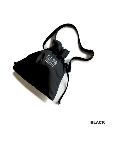 FREDRIK PACKERS(フレドリックパッカーズ)の「【FREDRIK PACKERS】210D PINION SHOULDER M(ショルダーバッグ・レディース・ブラック/レオパード・FREE)」の6枚目の写真
