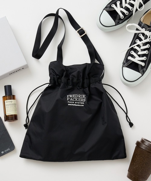 FREDRIK PACKERS(フレドリックパッカーズ)の「【FREDRIK PACKERS】210D PINION SHOULDER M(ショルダーバッグ・レディース・ブラック/レオパード・FREE)」の10枚目の写真
