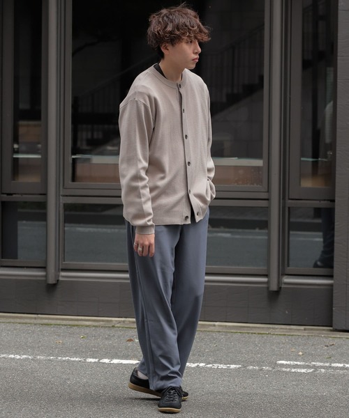 SENSE OF PLACE by URBAN RESEARCH（センスオブプレイスバイアーバンリサーチ）の「『セットアップ対応』『Sサイズ/WEB・一部店舗限定』ダブルタックワイドスラックス（スラックス・メンズ・ボルドー/ブラック/ライトブルー/チャコールグレー/ブラウン/ライトベージュ・LARGE/MEDIUM/SMALL）」の5枚目の写真