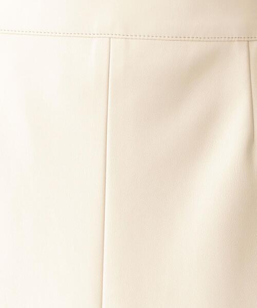 CITEN（シテン）の「＜CITEN（シテン）＞ フェイクレザー ナロー フレア スカート（スカート・レディース・ブラック/ナチュラル・M/S）」の22枚目の写真