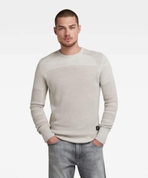 G-STAR RAW | 3D BIKER KNITTED SWEATER/リブセーター(ニット/セーター)