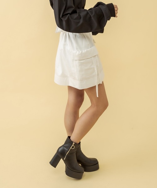 RASVOA(ラスボア)の「サイドジップ厚底ブーツ(ブーツ・レディース・ブラック・M/L)」の16枚目の写真