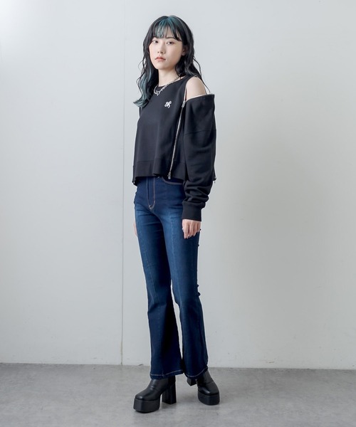 RASVOA(ラスボア)の「サイドジップ厚底ブーツ(ブーツ・レディース・ブラック・M/L)」の22枚目の写真