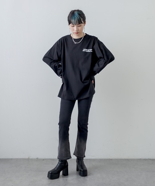 RASVOA(ラスボア)の「サイドジップ厚底ブーツ(ブーツ・レディース・ブラック・M/L)」の19枚目の写真