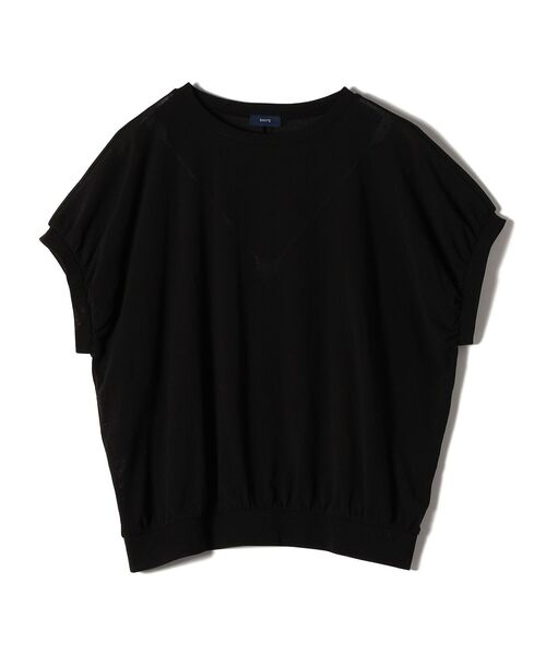 SHIPS（シップス）の「コットンラッセルプルオーバー◆（Tシャツ/カットソー・レディース・ブラック/オフホワイト/カーキ/グリーン・ONE SIZE）」の7枚目の写真