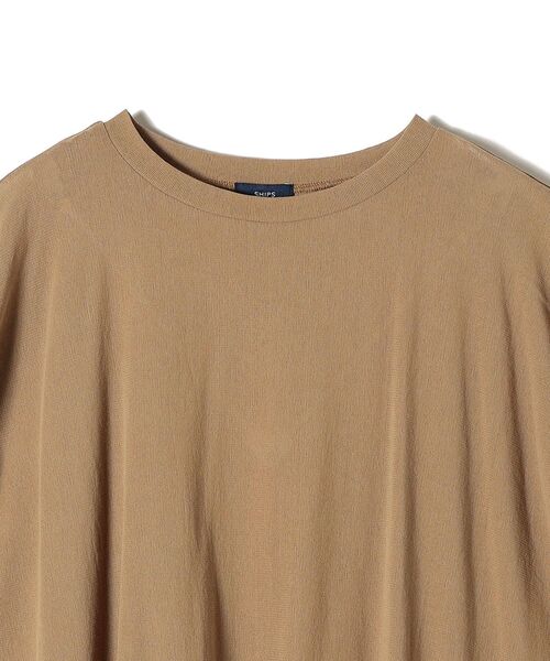 SHIPS（シップス）の「コットンラッセルプルオーバー◆（Tシャツ/カットソー・レディース・ブラック/オフホワイト/カーキ/グリーン・ONE SIZE）」の10枚目の写真