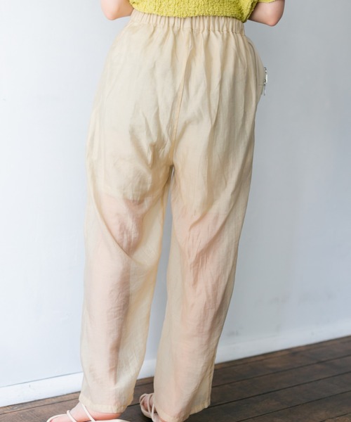 nemne store(ネンネストア)の「ひなたぼっこをするサテンパンツ(その他パンツ・レディース・ライム/キナリ/モカ・SMALL/MEDIUM)」の15枚目の写真