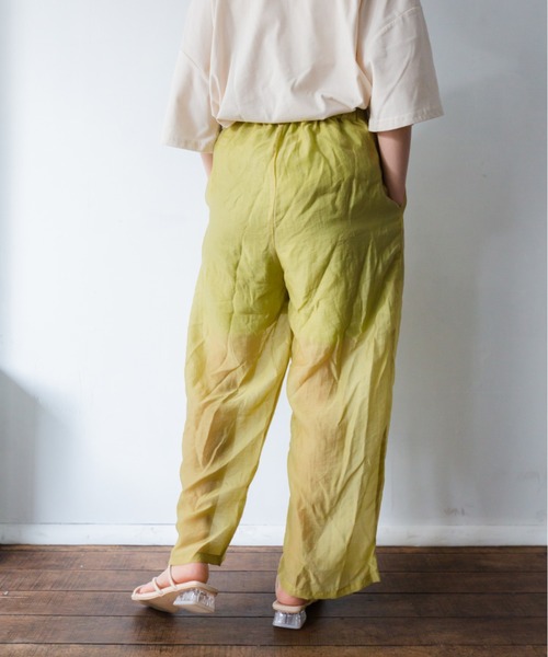 nemne store(ネンネストア)の「ひなたぼっこをするサテンパンツ(その他パンツ・レディース・ライム/キナリ/モカ・SMALL/MEDIUM)」の11枚目の写真