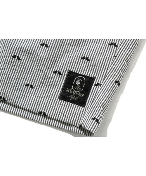 Mr. BATHING APE（ミスターベイシングエイプ）の「MR PATTERN SEERSUCKER SHORTS M（その他パンツ・メンズ・ブラック/ネイビー・SMALL/MEDIUM/LARGE/X-LARGE）」の4枚目の写真