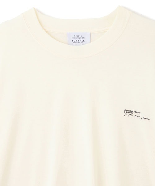 STUDIO NICHOLSON(スタジオニコルソン)の「【Sunspel and Studio Nicholson】MEN’S MIDWEIGHT COTTON(Tシャツ/カットソー・メンズ・ブラック/アイボリー・SMALL/MEDIUM/LARGE/XS)」の6枚目の写真