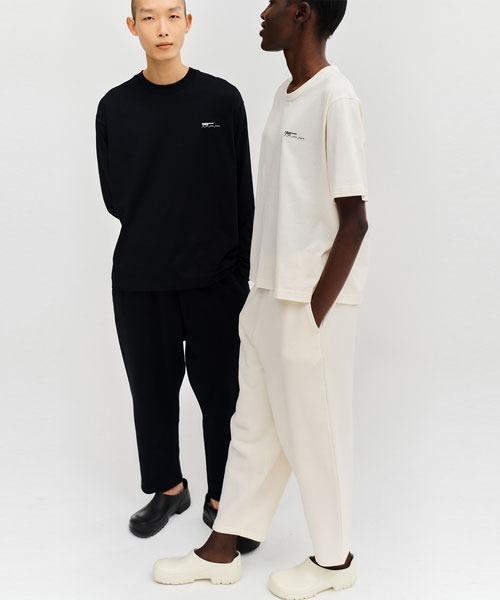 STUDIO NICHOLSON(スタジオニコルソン)の「【Sunspel and Studio Nicholson】MEN’S MIDWEIGHT COTTON(Tシャツ/カットソー・メンズ・ブラック/アイボリー・SMALL/MEDIUM/LARGE/XS)」の10枚目の写真