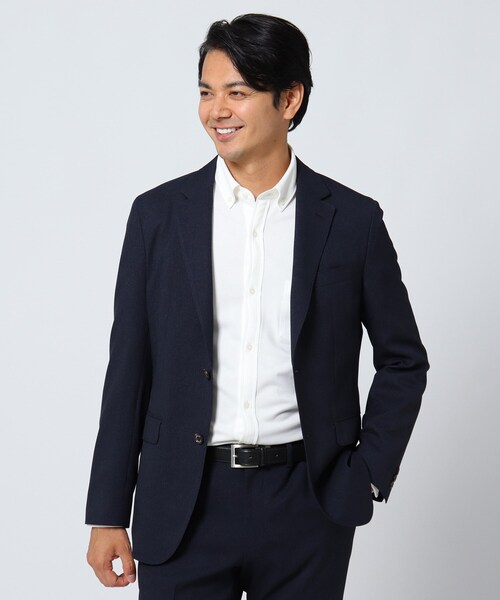 Sサイズ スーツジャケット メランジストレッチジャケット スーツジャケット Kikuchi タケオキクチ のファッション Takeo Kikuchi