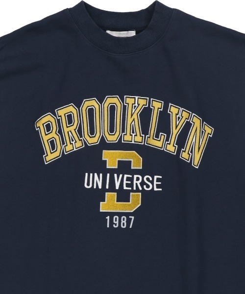 SPINNS（スピンズ）の「【ゆるシルエット】カレッジロゴ ノースリーブスウェットベスト（ベスト・レディース・スミクロ/ネイビー/ダークグリーン・ONESIZE）」の17枚目の写真