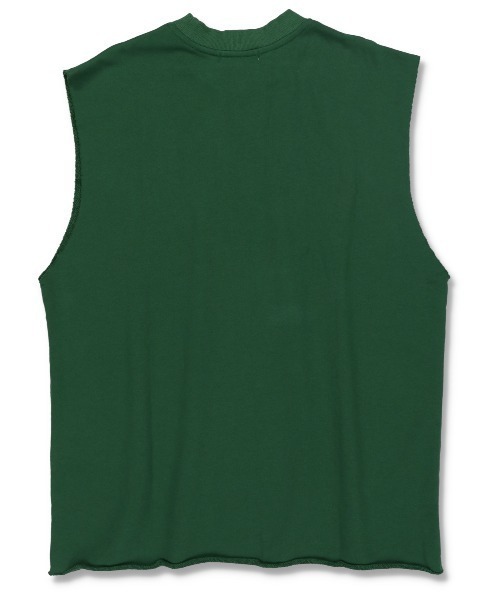 SPINNS（スピンズ）の「【ゆるシルエット】カレッジロゴ ノースリーブスウェットベスト（ベスト・レディース・スミクロ/ネイビー/ダークグリーン・ONESIZE）」の14枚目の写真