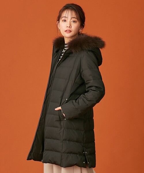 ANY SIS（エニィスィス）の「【撥水】洗えるタフタロング ダウンコート