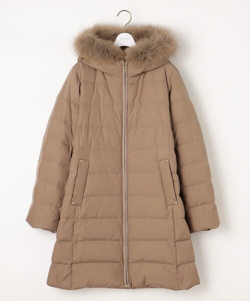 any SiS（エニィスィス）の「【撥水】洗えるタフタロング ダウン