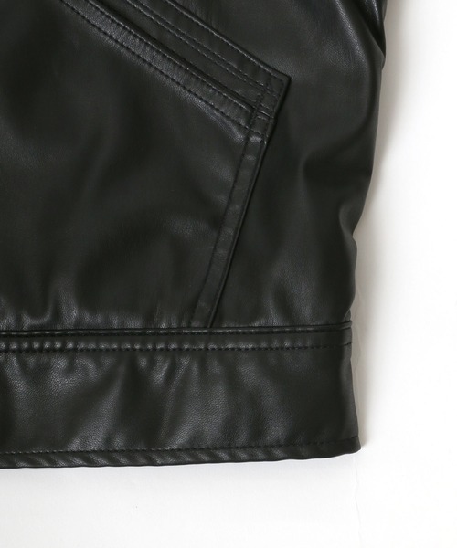 Lee（リー）の「Lee/リー WORK JACKET/オーバーサイズ レザー スウェード ワークジャケット/ライダースジャケット（ライダースジャケット・メンズ・ブラック/ブラック系その他・M/L/XL）」の13枚目の写真