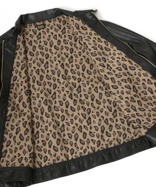 Lee（リー）の「Lee/リー WORK JACKET/オーバーサイズ レザー スウェード ワークジャケット/ライダースジャケット（ライダースジャケット・メンズ・ブラック/ブラック系その他・M/L/XL）」の18枚目の写真