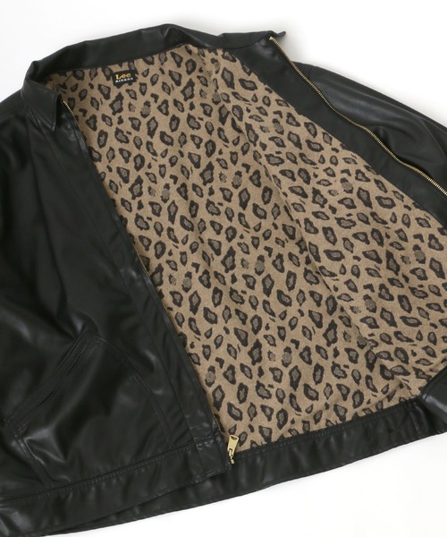 Lee（リー）の「Lee/リー WORK JACKET/オーバーサイズ レザー スウェード ワークジャケット/ライダースジャケット（ライダースジャケット・メンズ・ブラック/ブラック系その他・M/L/XL）」の19枚目の写真