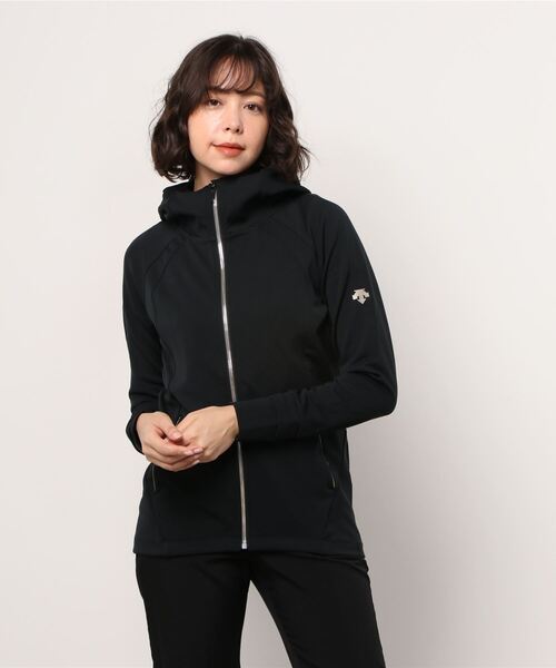 DESCENTE(デサント)の「デサント S.F.TECHフルジップパーカー(その他アウター・レディース・ホワイト/ブラック・XL/M/L)」の2枚目の写真