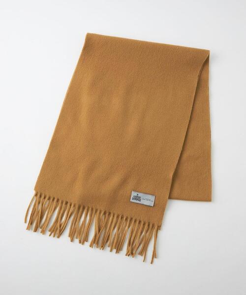 green label relaxing（グリーンレーベルリラクシング）の「＜green label relaxing＞ HAMILTON WOOL MUFF 21F マフラー（マフラー・メンズ・ダークグレー/ベージュ/ネイビー/オレンジ・FREE）」の8枚目の写真