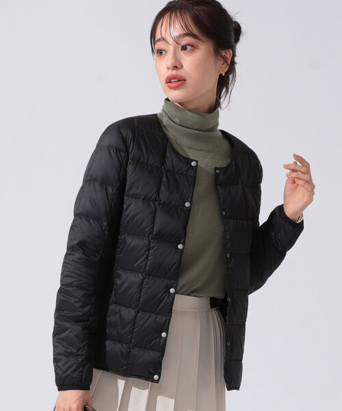 B:MING by BEAMS(ビーミングバイビームス)の「TAION / インナー ダウン 21AW(ダウンジャケット/コート・レディース・ブラック/チャコールグレー/カーキ・LARGE/SMALL/MEDIUM)」の2枚目の写真