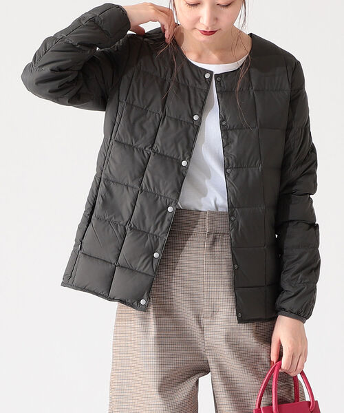 B:MING by BEAMS(ビーミングバイビームス)の「TAION / インナー ダウン 21AW(ダウンジャケット/コート・レディース・ブラック/チャコールグレー/カーキ・LARGE/SMALL/MEDIUM)」の10枚目の写真
