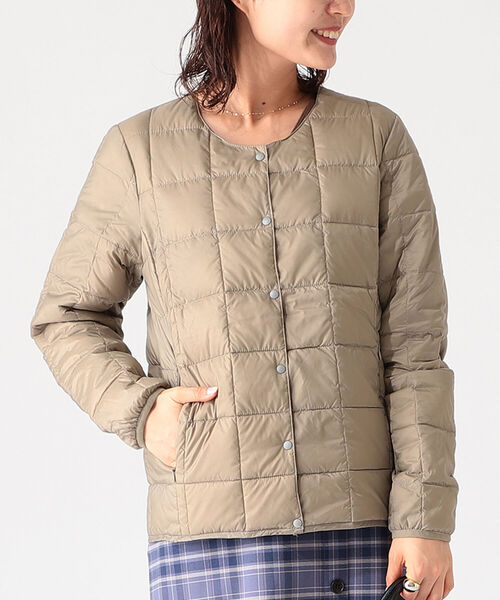 B:MING by BEAMS(ビーミングバイビームス)の「TAION / インナー ダウン 21AW(ダウンジャケット/コート・レディース・ブラック/チャコールグレー/カーキ・LARGE/SMALL/MEDIUM)」の12枚目の写真