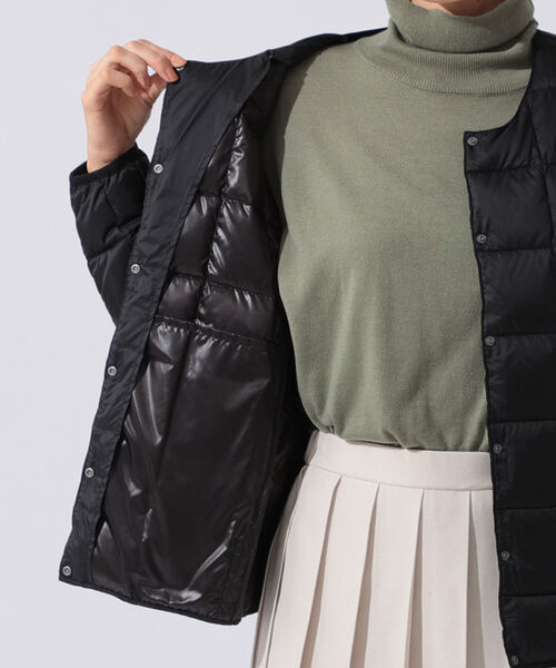 B:MING by BEAMS(ビーミングバイビームス)の「TAION / インナー ダウン 21AW(ダウンジャケット/コート・レディース・ブラック/チャコールグレー/カーキ・LARGE/SMALL/MEDIUM)」の16枚目の写真