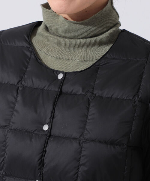 B:MING by BEAMS(ビーミングバイビームス)の「TAION / インナー ダウン 21AW(ダウンジャケット/コート・レディース・ブラック/チャコールグレー/カーキ・LARGE/SMALL/MEDIUM)」の15枚目の写真