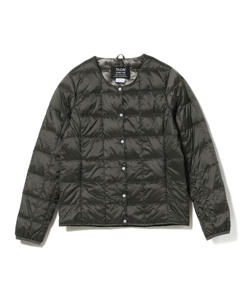B:MING by BEAMS(ビーミングバイビームス)の「TAION / インナー ダウン 21AW(ダウンジャケット/コート・レディース・ブラック/チャコールグレー/カーキ・LARGE/SMALL/MEDIUM)」の17枚目の写真