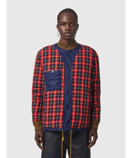 DIESEL（ディーゼル）の「メンズ ジャケット ミリタリージャケット リバーシブル（ミリタリージャケット・メンズ・カーキ/ネイビー・MEDIUM/LARGE/SMALL/X-LARGE/XX-LARGE/X-SMALL）」の5枚目の写真