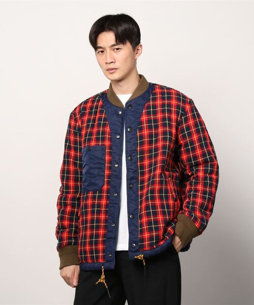 DIESEL（ディーゼル）の「メンズ ジャケット ミリタリージャケット リバーシブル（ミリタリージャケット・メンズ・カーキ/ネイビー・MEDIUM/LARGE/SMALL/X-LARGE/XX-LARGE/X-SMALL）」の8枚目の写真