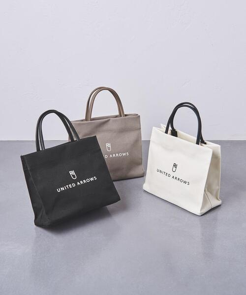 UNITED ARROWS(ユナイテッドアローズ)の「【WEB限定】<UNITED ARROWS>ロゴ トートバッグ S†(エコバッグ/サブバッグ・レディース・ブラック/グレー/オフホワイト・FREE)」の15枚目の写真