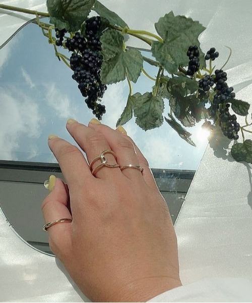 PairPair(ペアペア)の「デザインリングSET(リング・レディース・シルバー/ゴールド・FREE)」の8枚目の写真