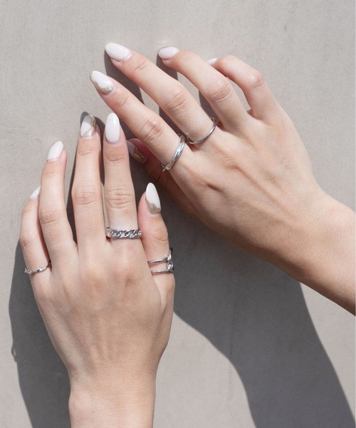 PairPair(ペアペア)の「デザインリングSET(リング・レディース・シルバー/ゴールド・FREE)」の13枚目の写真