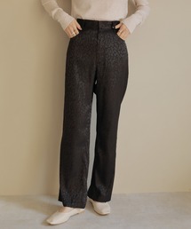 ReNorm | レオパードサテンフレアパンツ(その他パンツ)