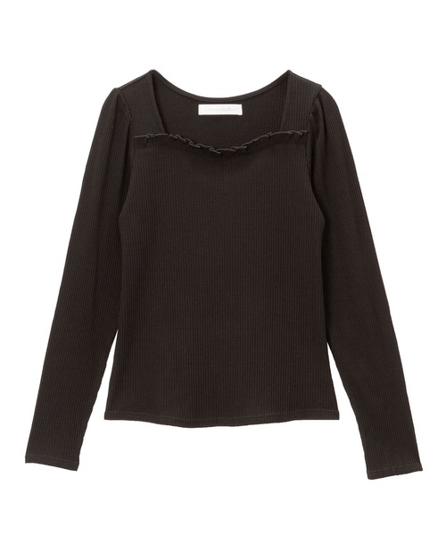 DearMyLoveRose（ディアマイラブローズ）の「選べる袖リブトップス（Tシャツ/カットソー・レディース・ホワイト/グレー/ピンク/ブラック/ブラウン系その他/グレー系その他/ブラック系その他/ホワイト系その他/キャメル/ピンク系その他・MEDIUM/LARGE/X-LARGE/XX-LARGE）」の4枚目の写真