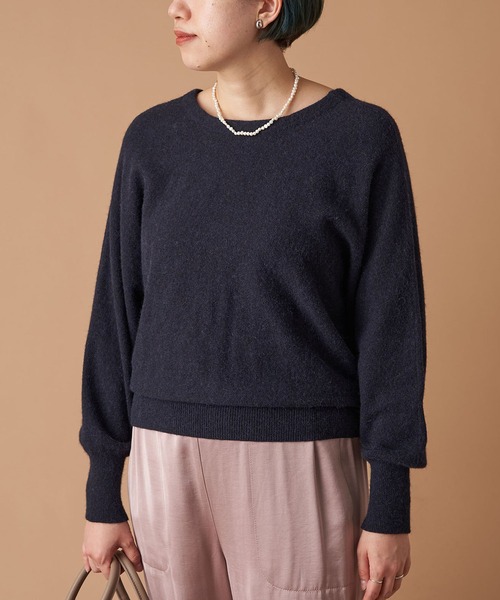 un dix cors(アンディコール)の「着回しの幅広がる FOX混2WAYカーデ(カーディガン/ボレロ・レディース・グレー系その他/ネイビー/ピンク・FREE)」の1枚目の写真