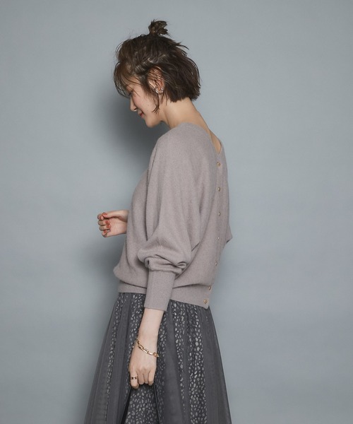 un dix cors(アンディコール)の「着回しの幅広がる FOX混2WAYカーデ(カーディガン/ボレロ・レディース・グレー系その他/ネイビー/ピンク・FREE)」の19枚目の写真