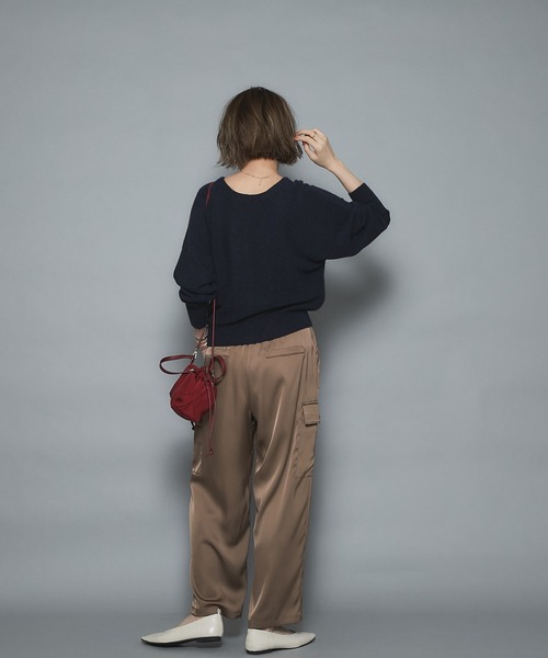 un dix cors(アンディコール)の「着回しの幅広がる FOX混2WAYカーデ(カーディガン/ボレロ・レディース・グレー系その他/ネイビー/ピンク・FREE)」の13枚目の写真