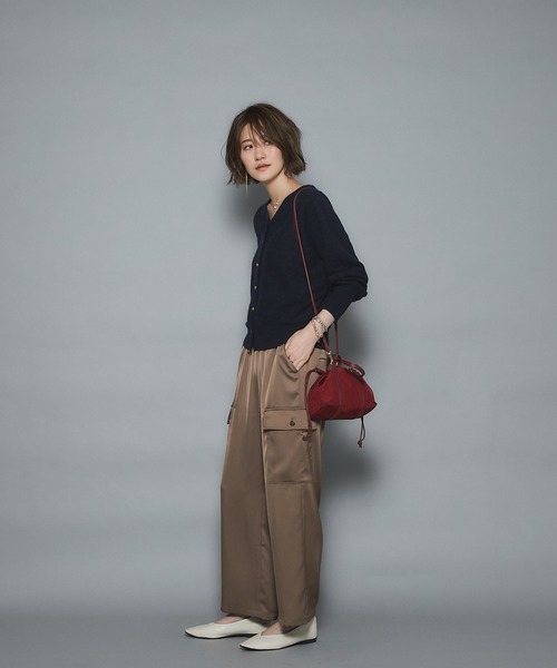 un dix cors(アンディコール)の「着回しの幅広がる FOX混2WAYカーデ(カーディガン/ボレロ・レディース・グレー系その他/ネイビー/ピンク・FREE)」の22枚目の写真