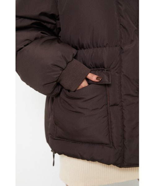 LAGUA GEM OVER DOWN-A ダウンジャケットブラウン LAGUA GEM（ラグアジェム）の「OVER DOWN-A（その他アウター）」 - WEAR