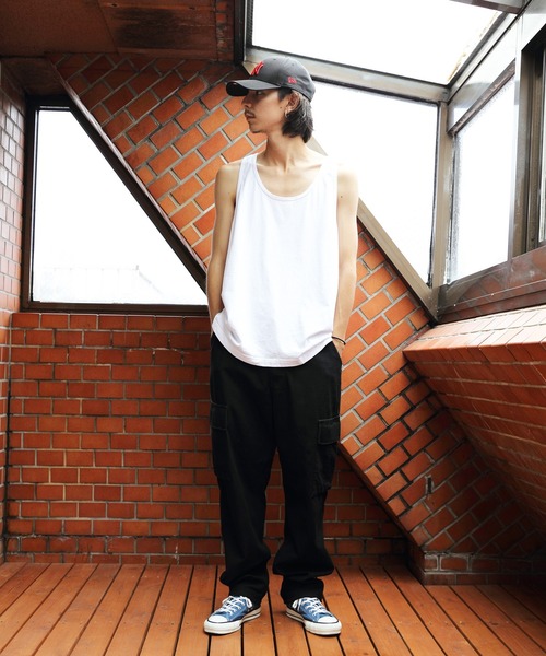 LOS ANGELES APPAREL（ロサンゼルスアパレル）の「LOS ANGELS APPAREL 6.0oz クラシックタンクトップ（タンクトップ・メンズ・ブラック/ホワイト・LARGE/MEDIUM/SMALL/X-LARGE）」の20枚目の写真